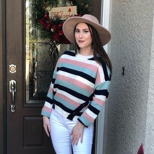 Striped sweater NWT